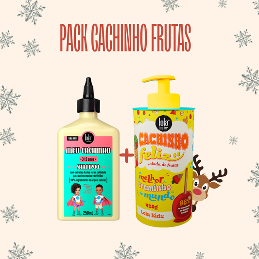 LOLA - Kit Cachinho - Shampoo Meu Cachinho + Cachinho Feliz  Salada de Fruta