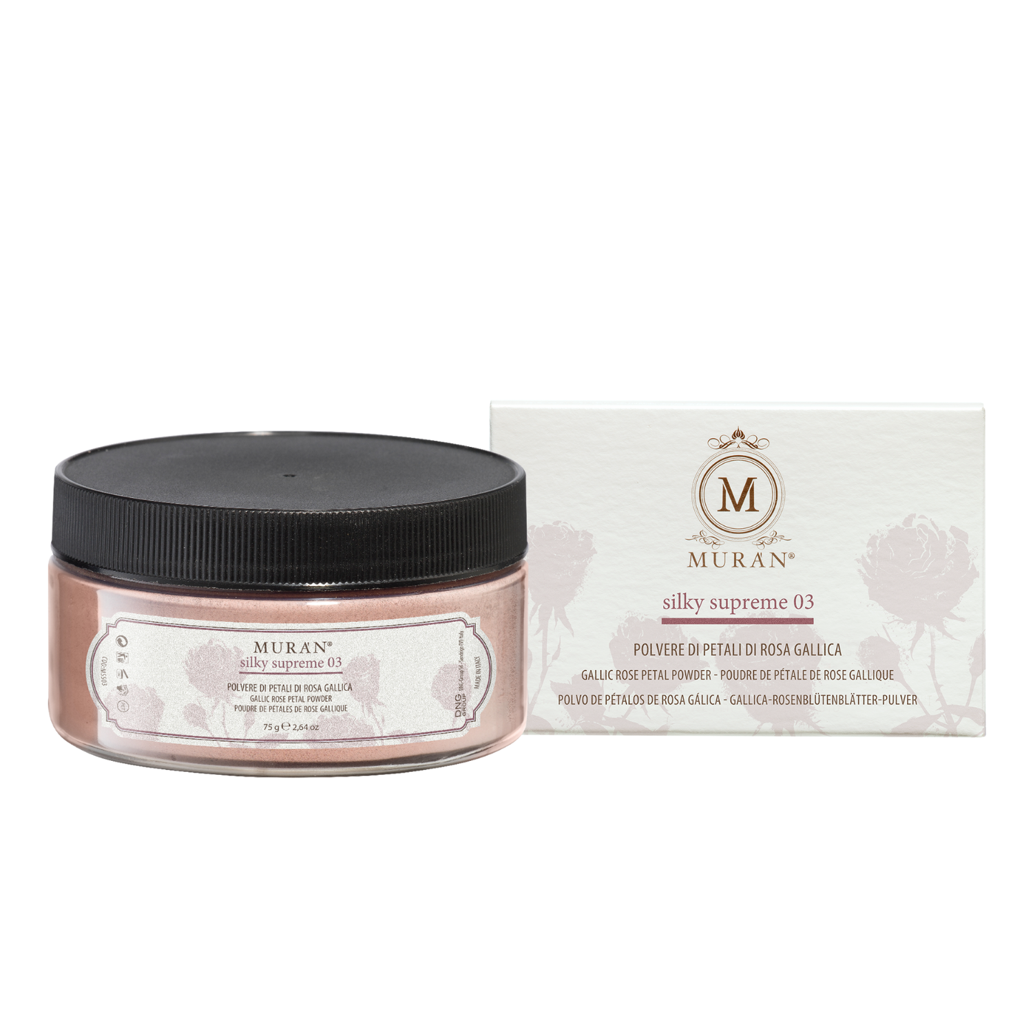 MURÀN – Pó de Pétalas Rosa Galica Silky SUPREME 03 75gr