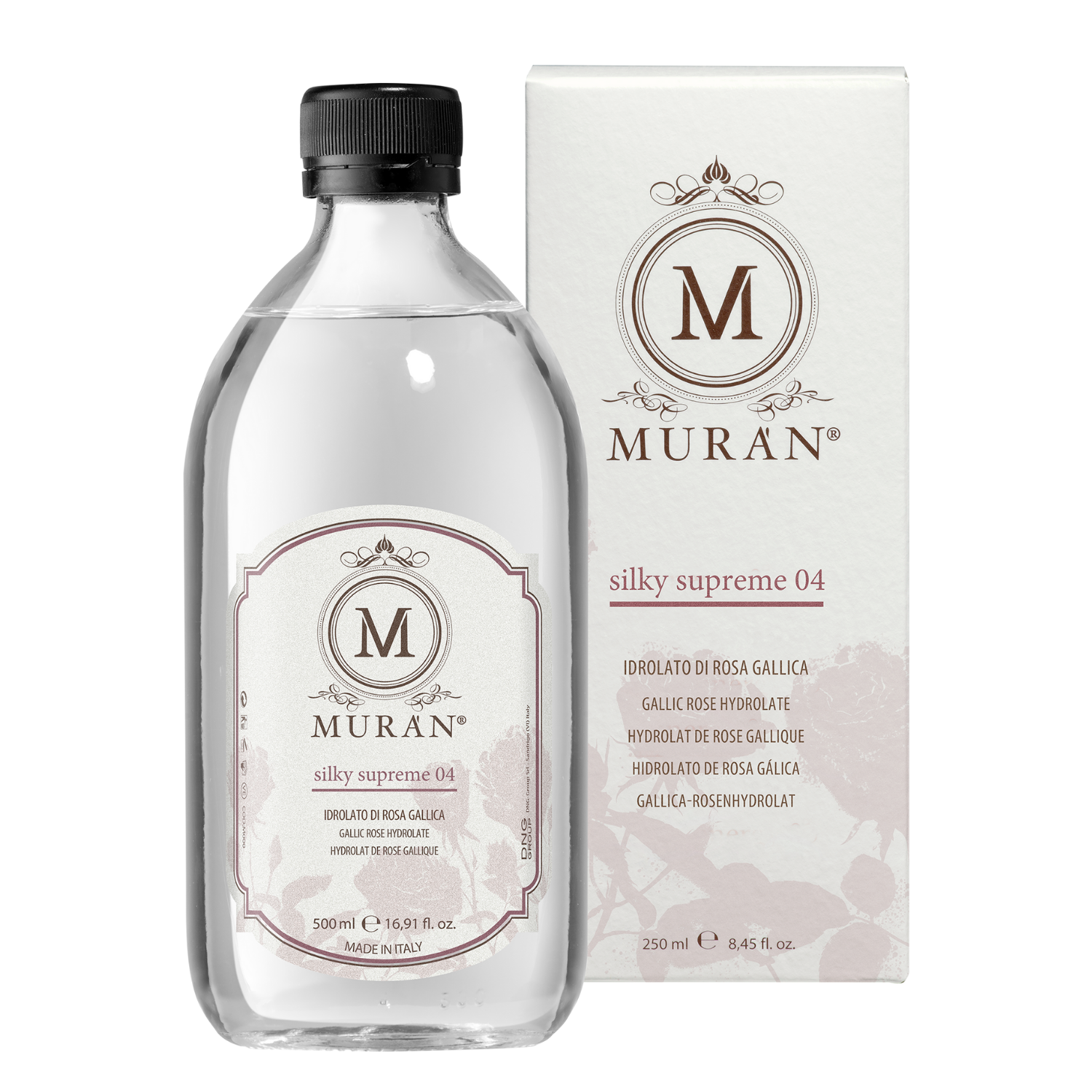 MURÀN – Hidrolato Rosa Galica Silky SUPREME 04 500ml