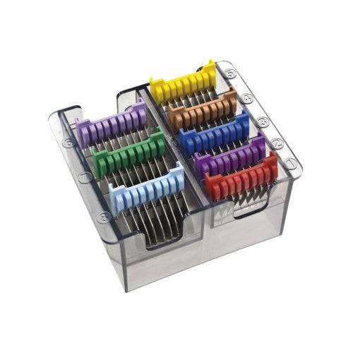 WAHL MOSER – Pack Pentes Metal Com Cores (3,6,10,13,16,19,22,25mm) 1233-7050