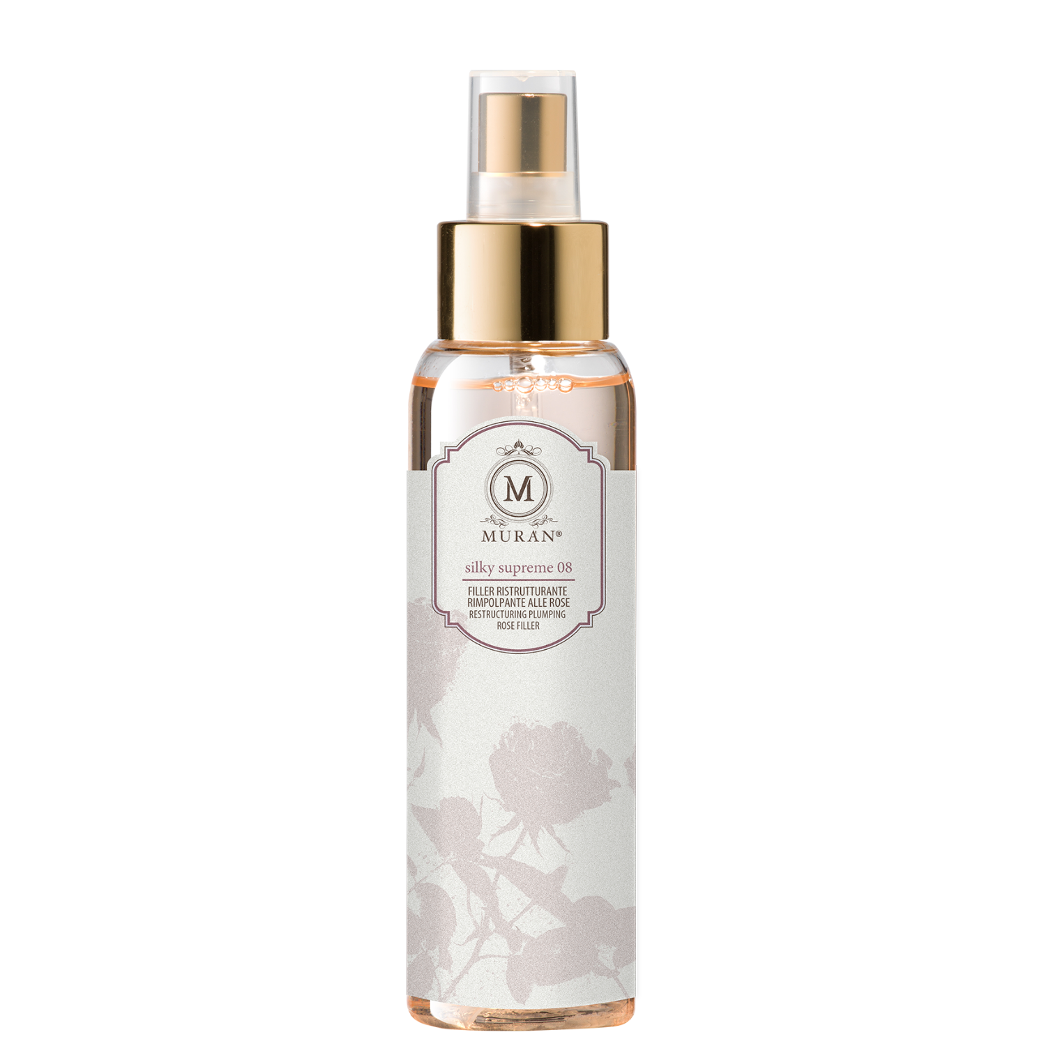 MURÀN – Spray Preenchedor de Rosa Silky SUPREME 08 Preenchedor e Reestruturante 100ml