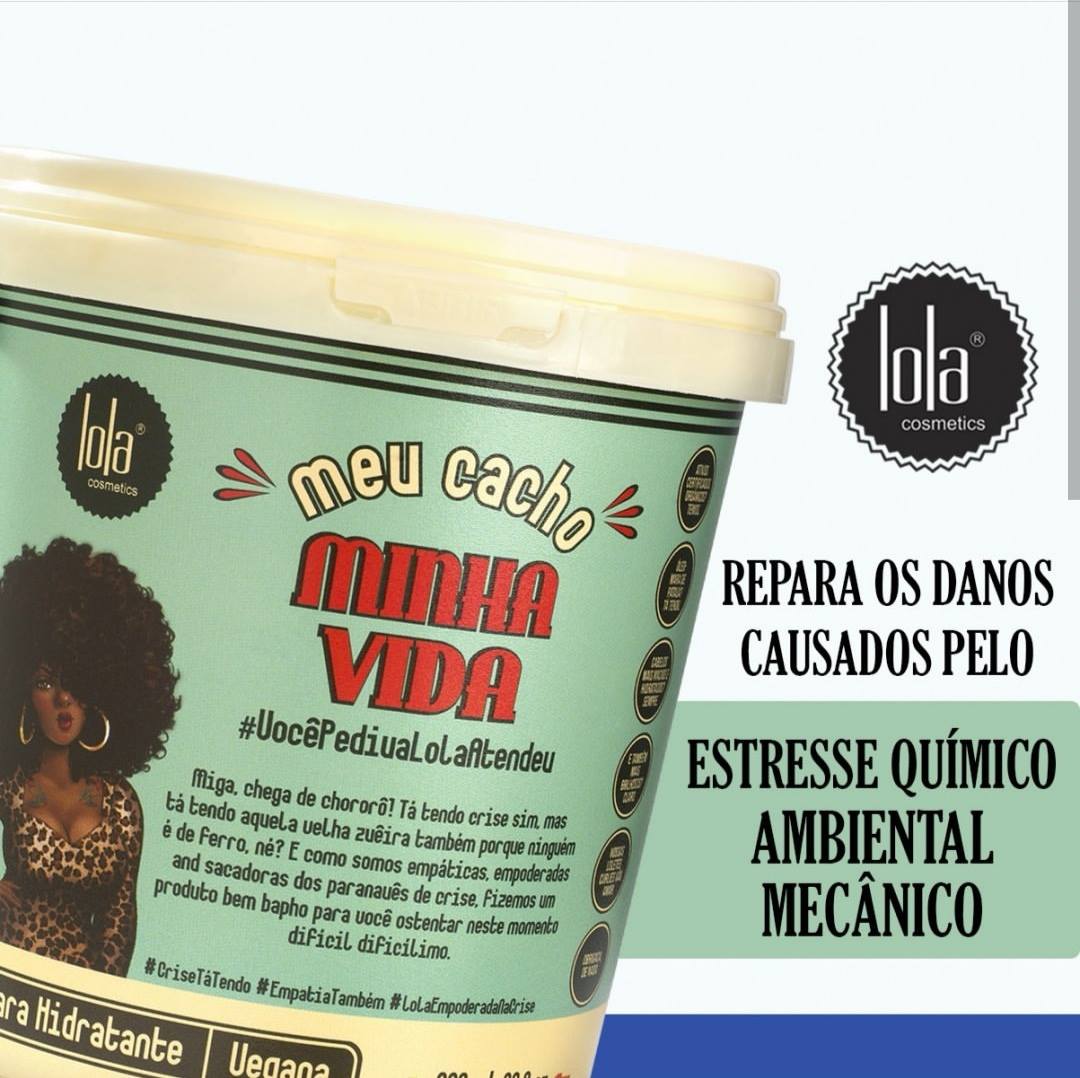 LOLA - KIT Meu Cacho Minha Vida - 2 Máscaras 500g c/ oferta Condicionador 500ml