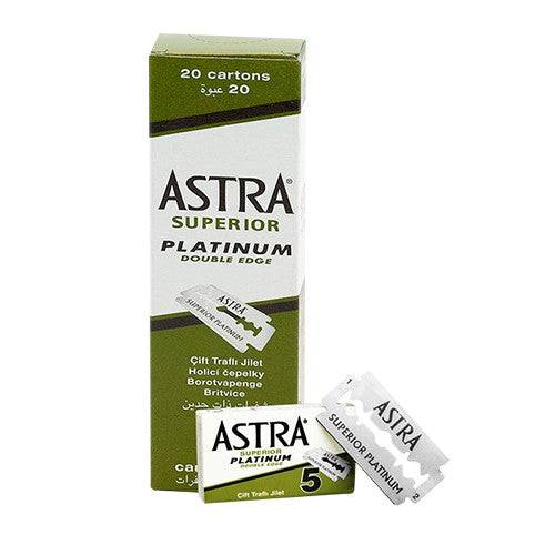 ASTRA - Pack 100un Lâminas Inteiras Superior Platinum (20 Cxs de 5un)