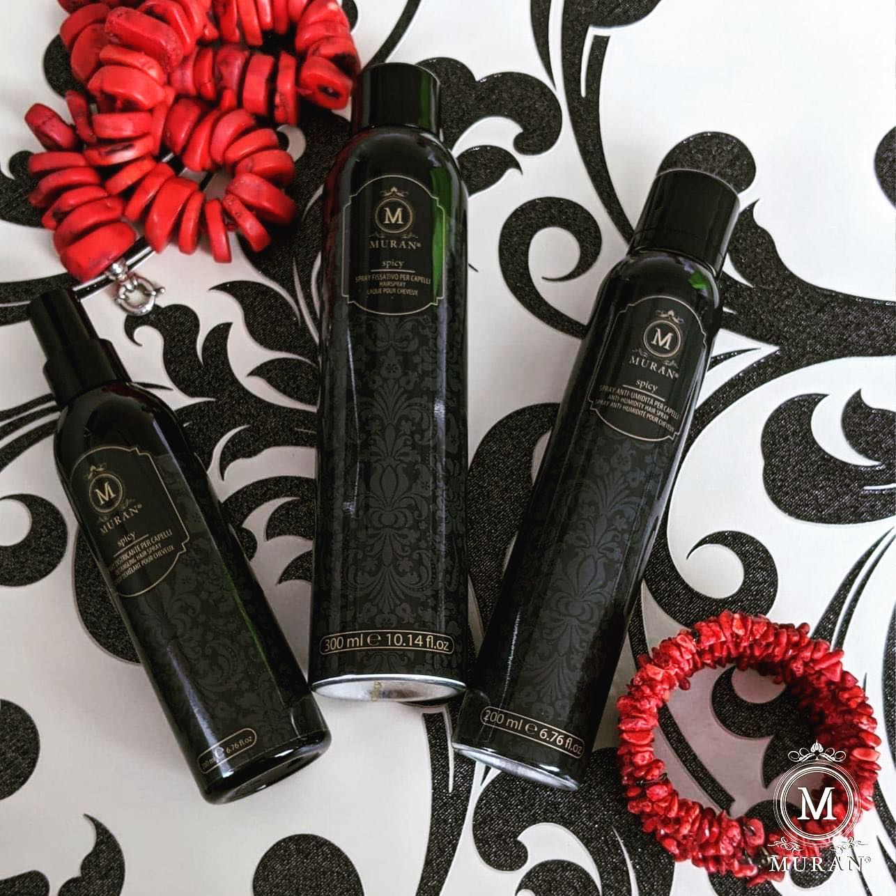 MURÀN –Spicy Style Spray Desembarançante, Bifásico e Protetor Térmico 200ml