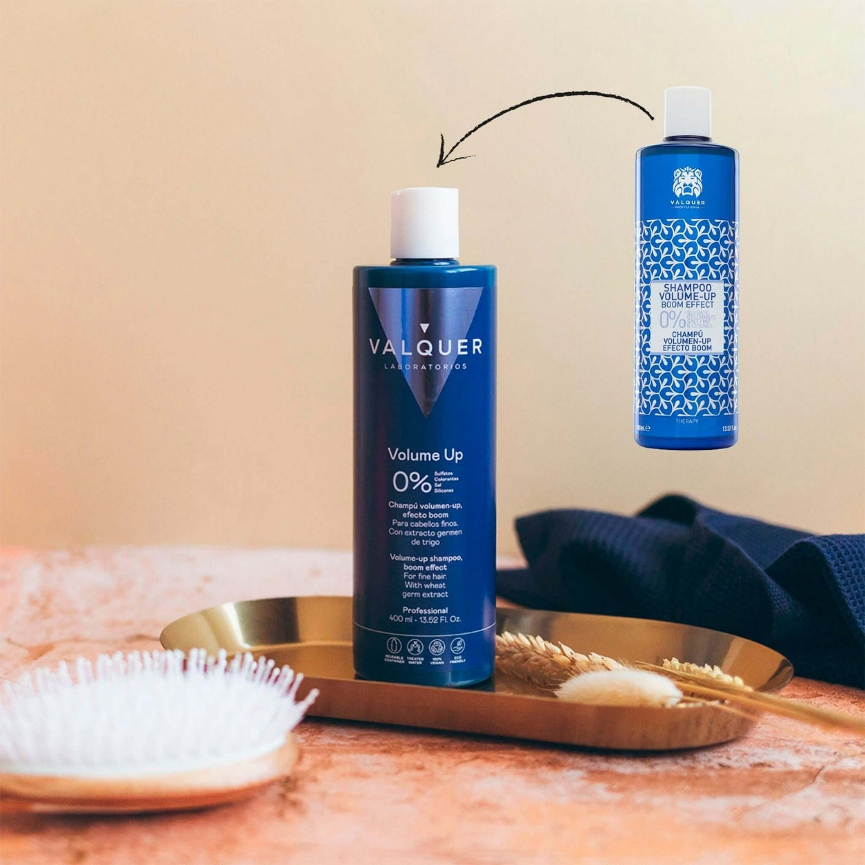 VALQUER - Shampoo 0% Volume Up, efeito Boom 400ml