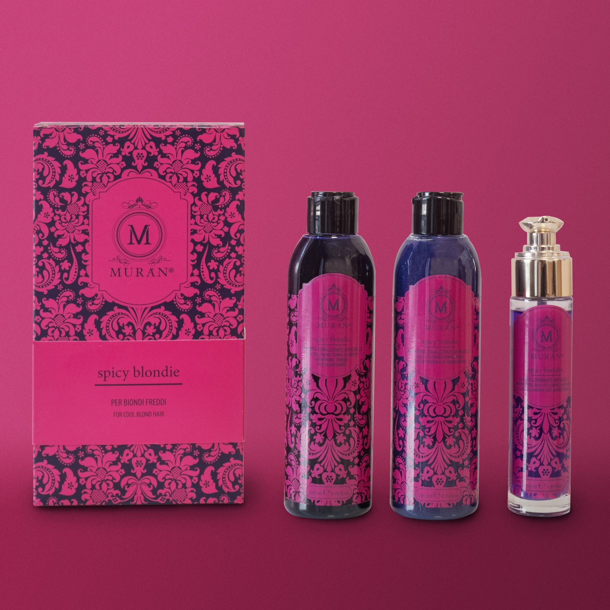 MURÀN – Shampoo Spicy Blondie Tonalizador Anti-Amarelo 200ml