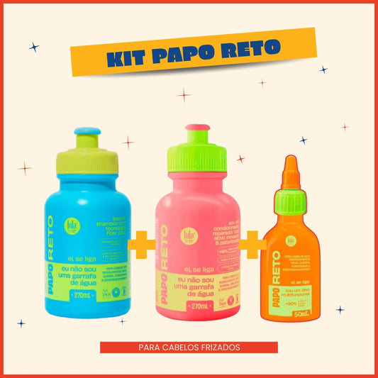 LOLA -Kit Papo Reto - Shampoo + Condicionador + OFERTA Óleo
