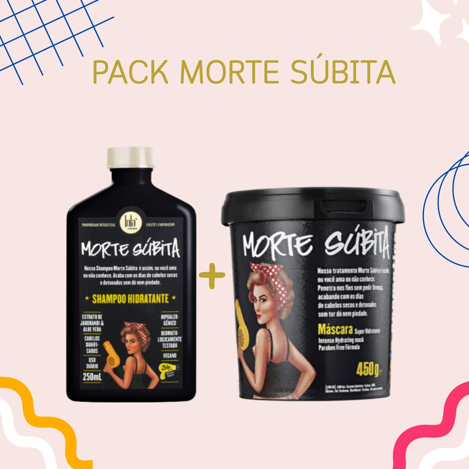 LOLA - Kit Morte Súbita - Shampoo 250ml + Máscara 450gr