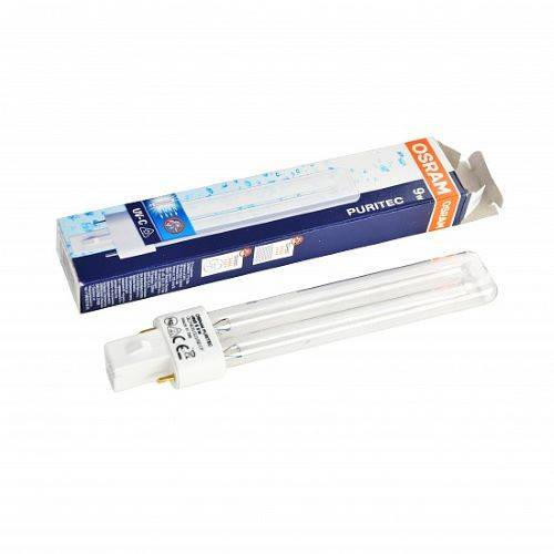 OSRAM - Lâmpada Germicida HNS S 9W G23 (2 pinos) 16,5cm