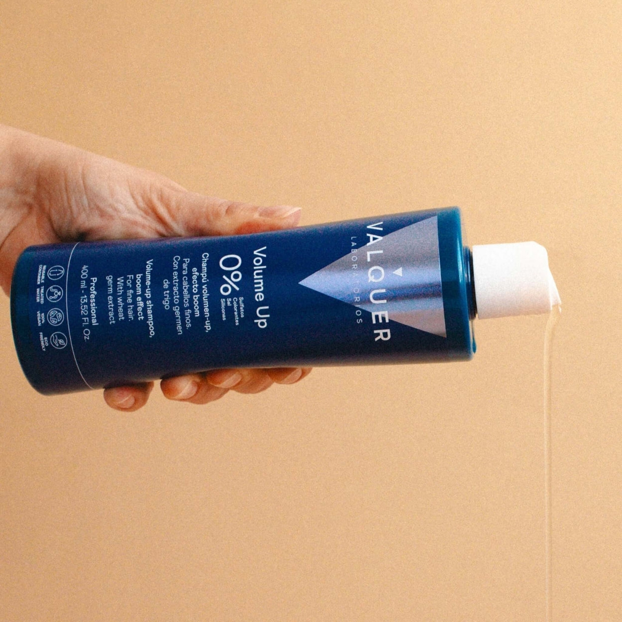 VALQUER - Shampoo 0% Volume Up, efeito Boom 400ml