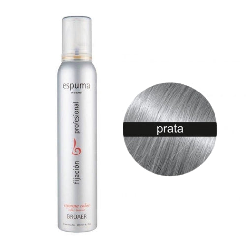 BROAER – Espuma Cor 200ml PRATA