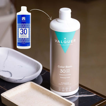 VALQUER - Oxidante Premium c/Arganoil Ultra-Cremoso 30Vol (9%) 1000ml