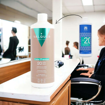 VALQUER - Oxidante Premium c/Arganoil Ultra-Cremoso 20Vol (6%) 1000ml