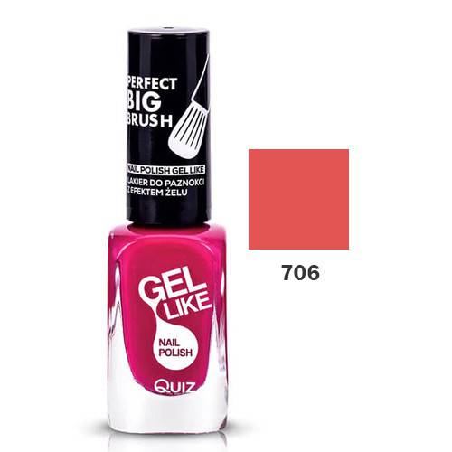 QUIZ – Like Gel Verniz de Unhas 10ml 706