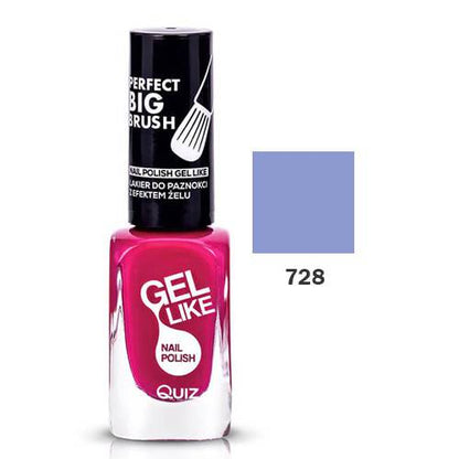 QUIZ – Like Gel Verniz de Unhas 10ml 728