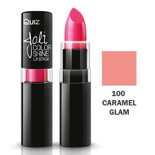 QUIZ – Batom Longa Duração Joli Brilho 3,6g Nº100 Caramel Glam