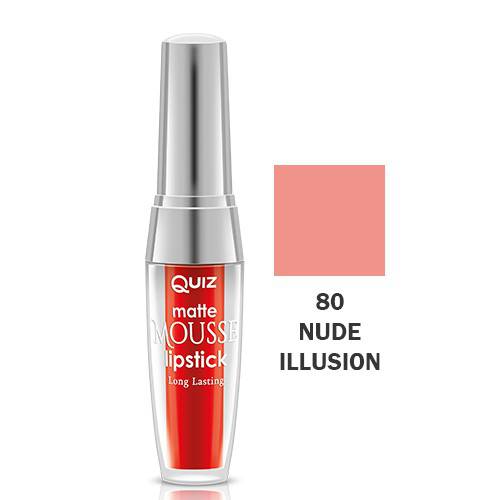 QUIZ – Batom Mousse Líquida Mate Nude Illusion nº80