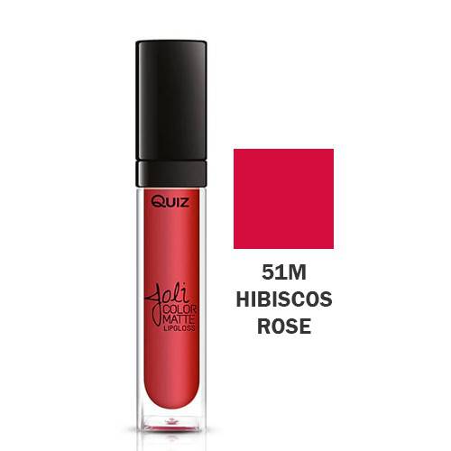 QUIZ – Batom Gloss Joli Color Mate Hibiscus Rose