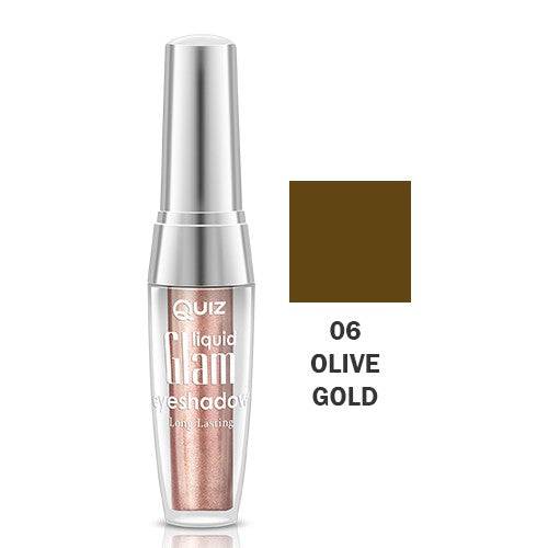 QUIZ – Sombra de Olhos Líquida Glam Nº06 Olive Gold 2,5g