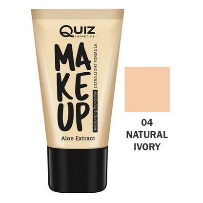 QUIZ – Foundation Líquida Make Up com Aloe Vera 30ml 04