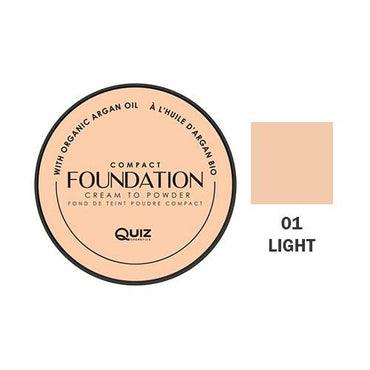 QUIZ – Foundation Compacta Cream to Powder 10gr 01