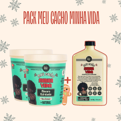 LOLA - KIT Meu Cacho Minha Vida - 2 Máscaras 500g c/ oferta Condicionador 500ml