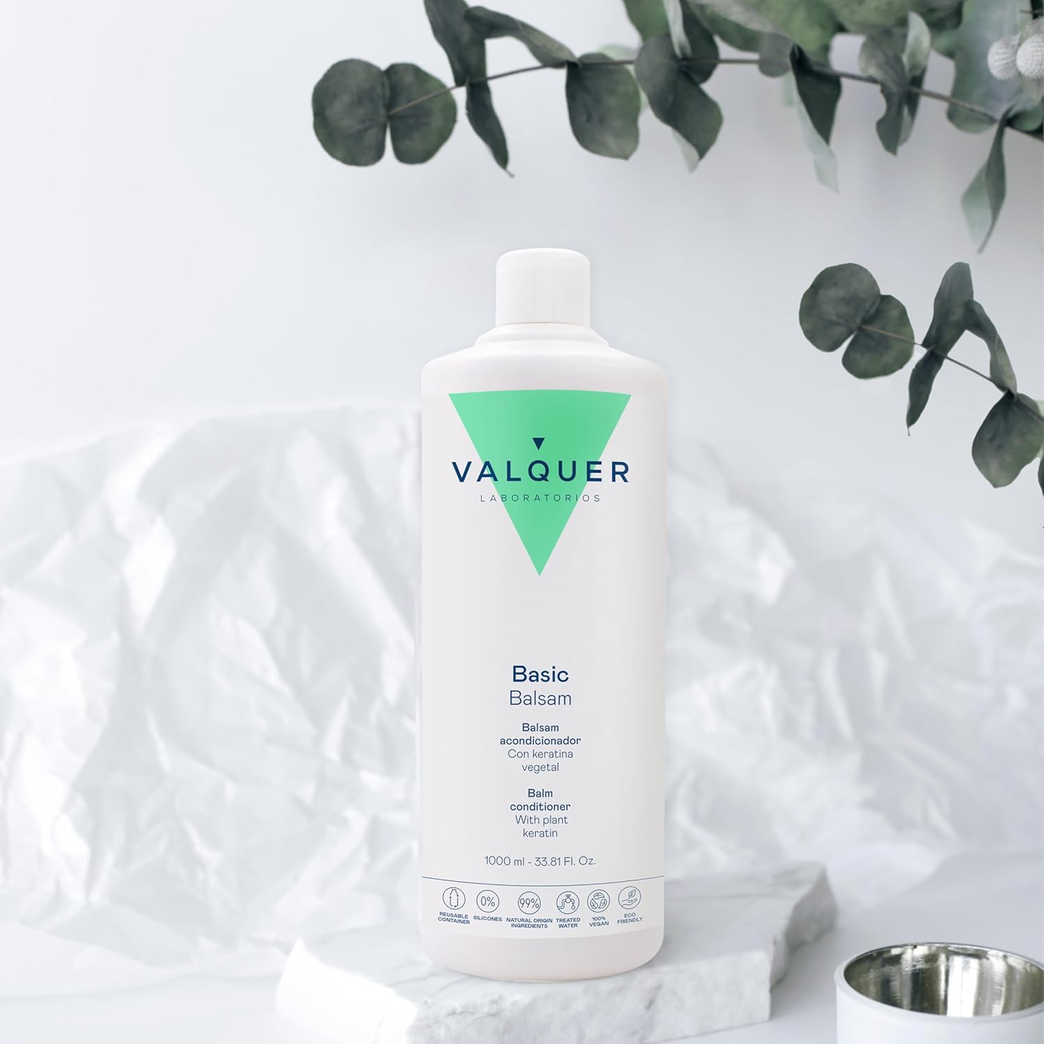 VALQUER – Balsamo Condicionador revitalizante c/ Keratina natural 1000 ml