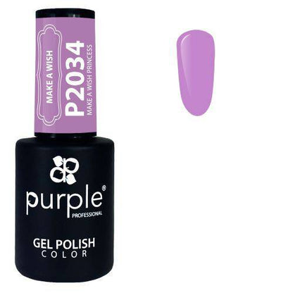 PURPLE - Verniz Gel Violetas 10ml Make a Wish Princess - P2034