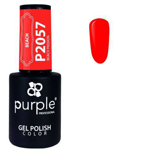 PURPLE - Verniz Gel Laranjas 10ml Beach Passion - P2057