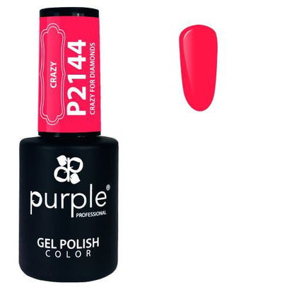 PURPLE - Verniz Gel Rosas 10ml Crazy for Diamonds - P2144