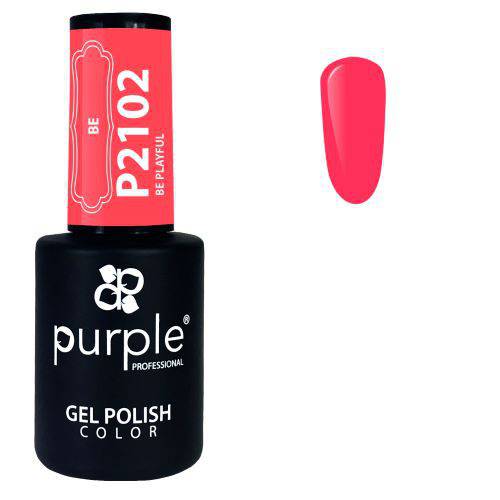 PURPLE - Verniz Gel Rosas 10ml Be Playful - P2102