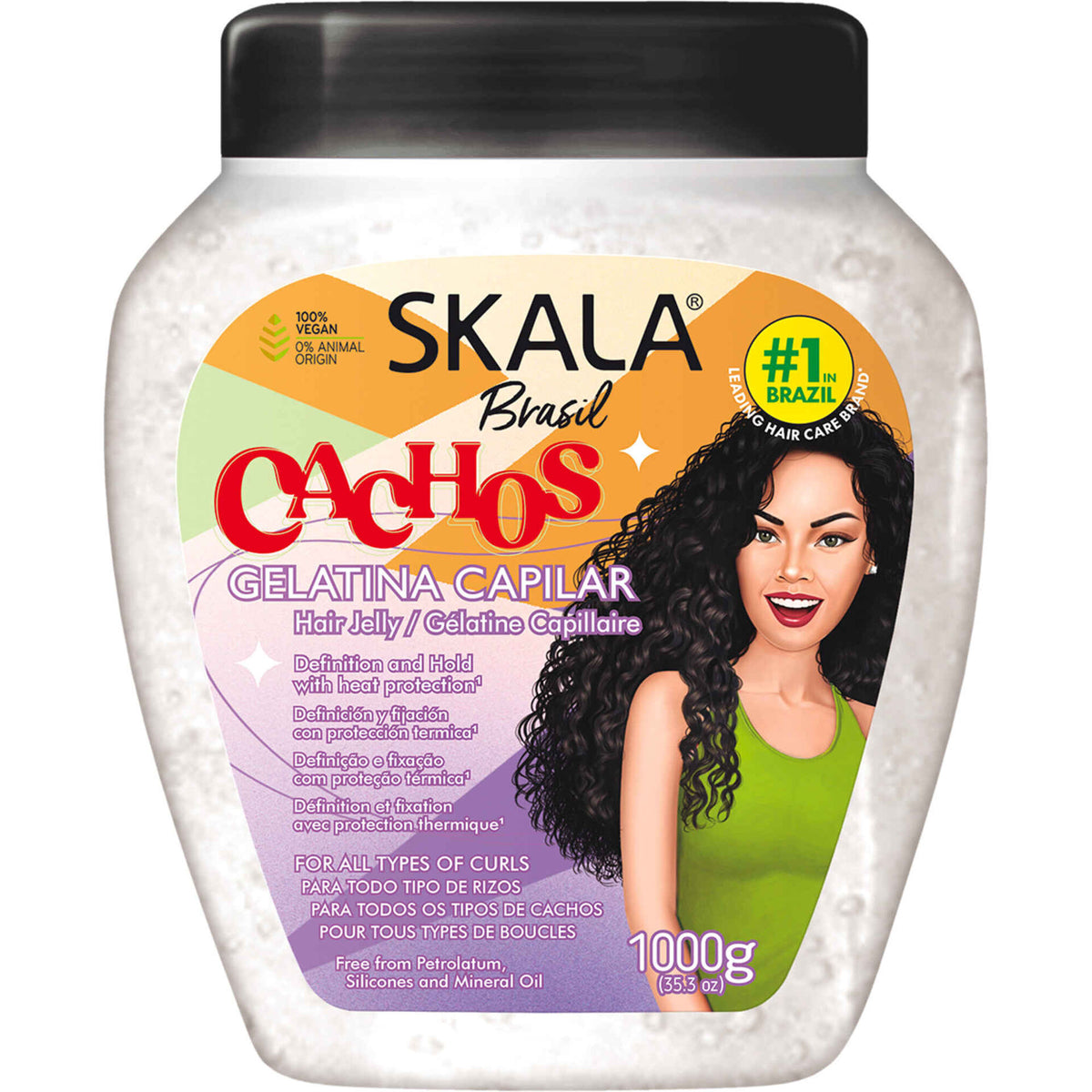 SKALA - Gelatina Capilar  #MAIS CACHOS - 1000g