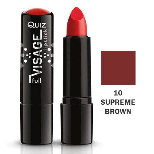 QUIZ – Batom Visage com Vitamina E 4g Nº10 Supreme Brown