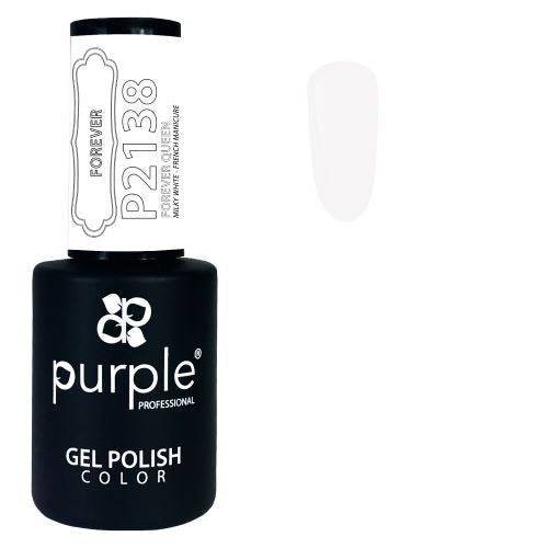 PURPLE - Verniz Gel Brancos, Cinzas e Pretos 10ml Forever Queen - P2138