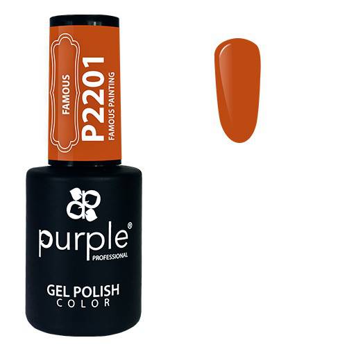 PURPLE - Verniz Gel Laranjas 10ml Famous Painting - P2201