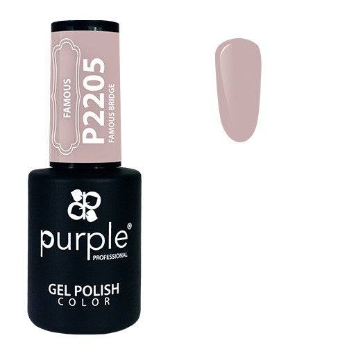 PURPLE - Verniz Gel Nudes 10ml Famous Bridge - P2205