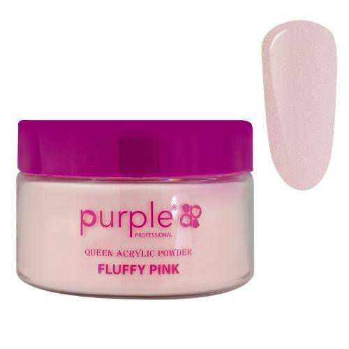 PURPLE - Queen Pó Acrílico 50gr Fluffy Pink - P1585