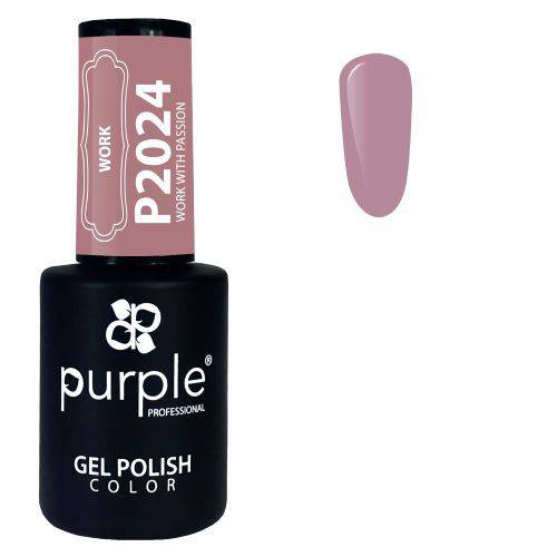 PURPLE - Verniz Gel Nudes 10ml Work With Passion - P2024