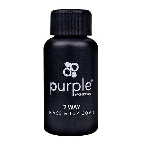 PURPLE - Base & Top Coat 2 Way 50ml - P1457