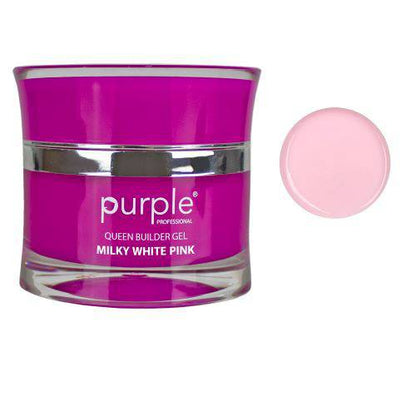 PURPLE - Gel de Construção 50gr Milky White Pink - P1555