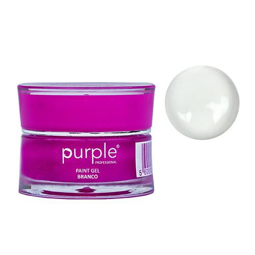 PURPLE - Gel Paint 5g Branco - P609