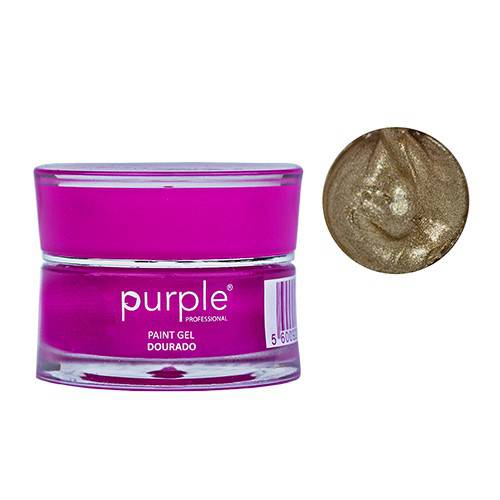 PURPLE - Gel Paint 5g Dourado - P611