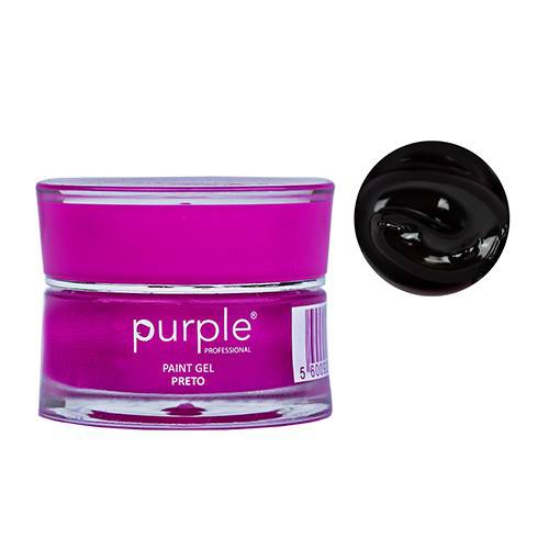 PURPLE - Gel Paint 5g Preto - P610