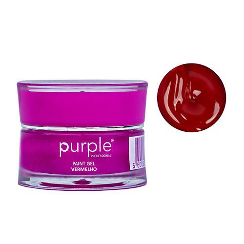 PURPLE - Gel Paint 5g Vermelho - P616