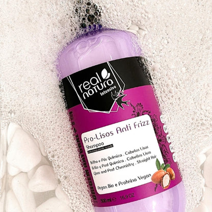 REAL NATURA - Pro-Lisos Anti Frizz Argan - Champú 500ml