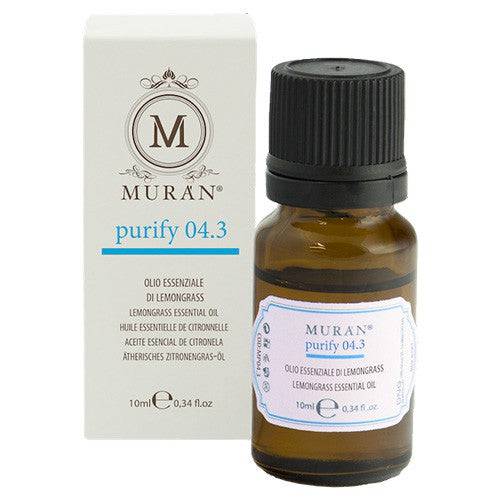 MURÀN – Óleo Essencial Purify 04.3 Erva Cidreira p/ Caspa com Irritação Couro Cabeludo 10ml