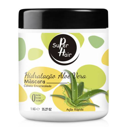 SUPER HAIR - Máscara Hidratação Aloe Vera 1000gr