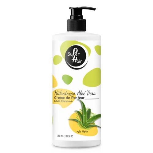 SUPER HAIR - Creme de Pentear Hidratação Aloe Vera 750ml