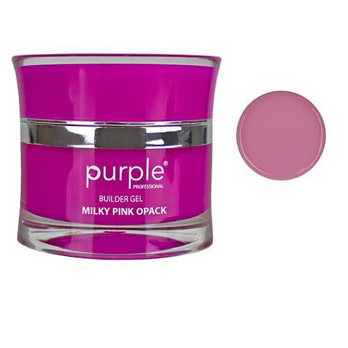 PURPLE - Gel de Construção 50gr Milky Pink Opack - P234