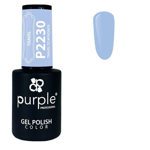 PURPLE - Verniz Gel Azuis 10ml Travel to Mykonos - P2230